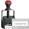 8 Wheel Shiny Heavy Duty Number Stamp 3/16 Characters with Plate