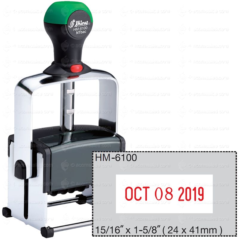 Heavy Duty Date Stamp Shiny HM-6100 l Acorn Sales