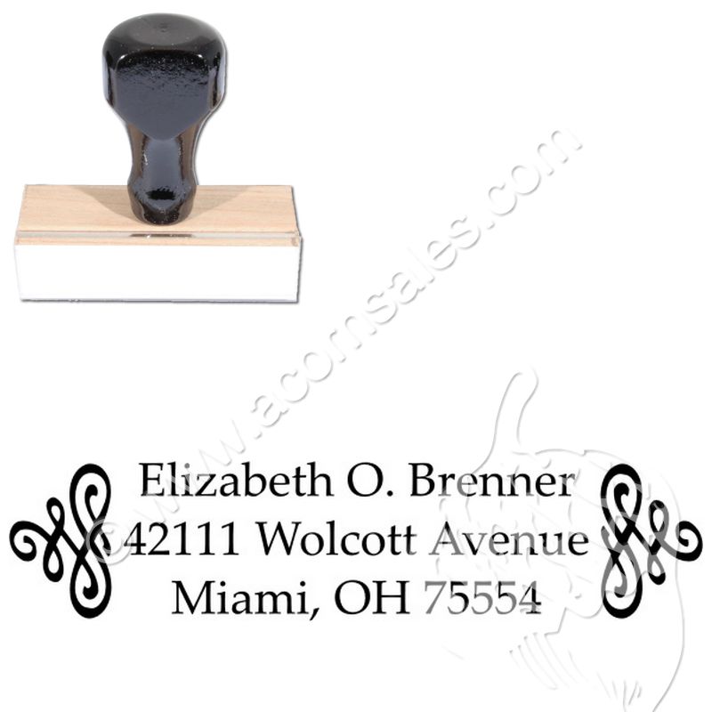 Custom Design Wooden Rubber Stamp With Your Artwork - Decorative Wood Stamps