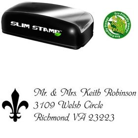 Slimline Phyllis Creative Address Ink Stamp