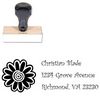 Flower Curlz Personal Address Stamper