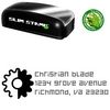 Slim Pre-Ink Gear Decoder Personalized Address Stamper