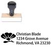 Rose Morals Customized Address Ink Stamp