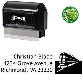 PSI Pre-Ink Trebuchet Mincho Custom Address Ink Stamp