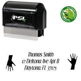 Pre-Inked Hand Dream Orphans Inking Address Stamp