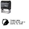 Self-Inking Ying Yang Address Stamper