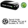 Slimline Disco Ball Davis Custom Address Ink Stamp