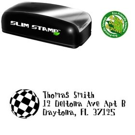 Slimline Disco Ball Davis Custom Address Ink Stamp