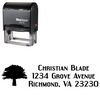 Self Inking Tree Engebrechtre Personal Address Ink Stamp