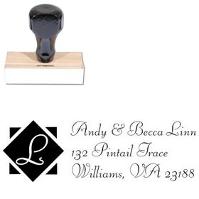 Diamond Fill Liberty Creative Address Stamp