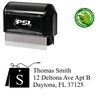 PSI Pre-Ink Card Times New Roman Initial Address Stamper