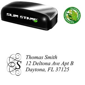 Slim Pre-Inked Dukeplus Customized Address Ink Stamp