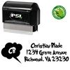 Pre-Inked Grinched Address Rubber Stamp