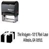 Self Ink Lounge Bait Personalized Address Stamp