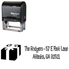 Self Ink Lounge Bait Personalized Address Stamp