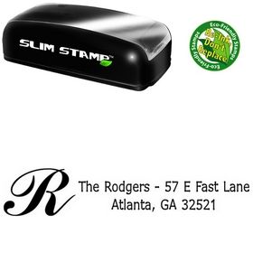 Slim Initial Drummon Creative Address Stamper