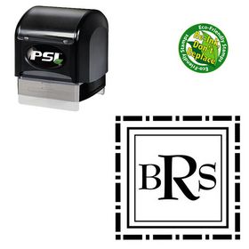 PSI Pre Ink BernhardMod Monogram Rubber Stamp