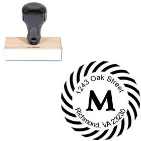 Schneidler Personal Round Initial Stamper