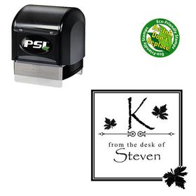 PSI Pre Inked Papyrus Custom Made Initial Address Stamp