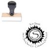 Papyrus Custom Made Round Rubber Stamp