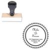 French Script Personalized Monogramed Stamps