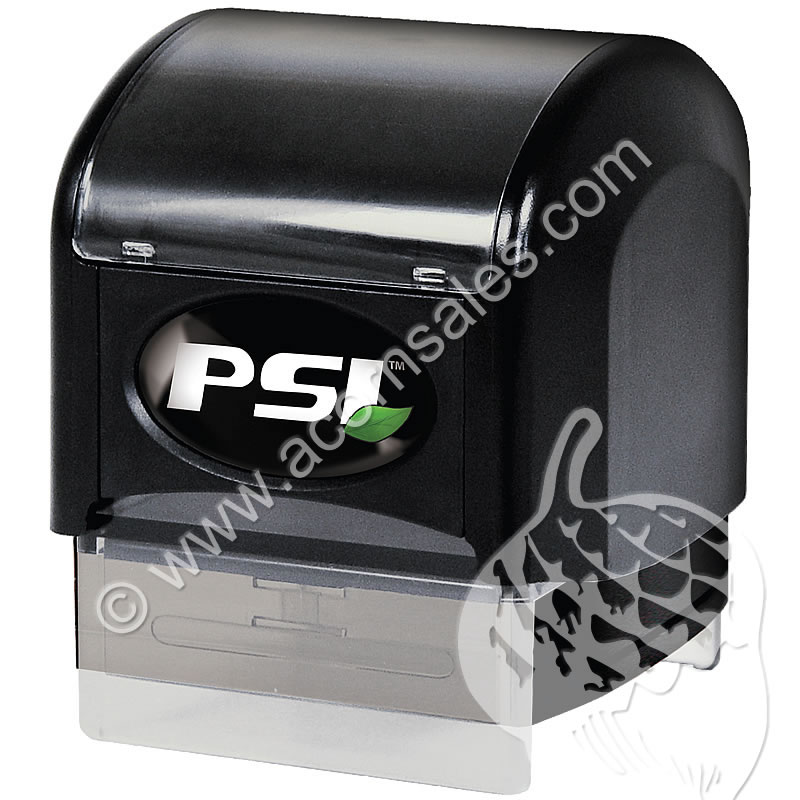  PSI Pre-Inked Amaze Initial Stamper, Rubber Letter Stamp  Custom, Monogram Rubber Stamp Custom, Square Design, Imprint Size 1-5/8, 5  Ink Color Choices, Easy to Use : Office Products