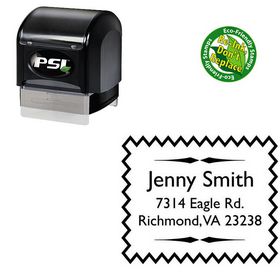 PSI Pre-Ink Gill Sans Personal Monogram Rubber Stamp