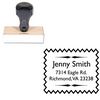 Gill Sans Personal Monogram Rubber Stamp