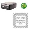 Slim Pre-Inked Felix Titling Personalized Address Monogram Stamp