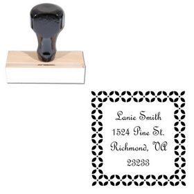 French Script Personalized Name Stamp