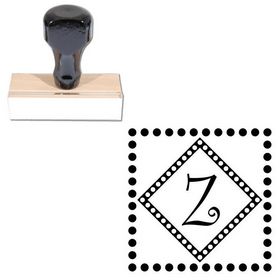 Curlz Personal Initial Address Stamp