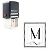 Self-Inking Parisian Personalized Monogrammed Letter