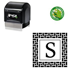 PSI Pre-Ink Calisto Initials Stamp