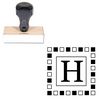 Square Georgia Personalized Monogram Stamper