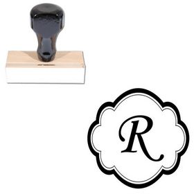 Montype Corsiva Personalized Monogram Stamp