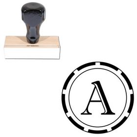 Imprint Shadow Personal Initial Rubber Stamp