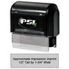 PSI1444 Pre Inked Stamp 1/2 x 1-3/4