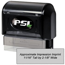 PSI1854 Pre Inked Stamp 11/16 x 2-1/8