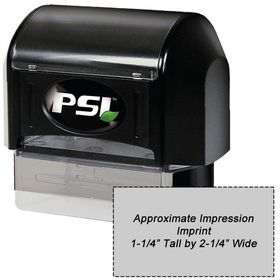 PSI3255 Pre Inked Stamp 1-1/4 x 2-1/4