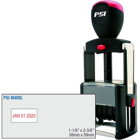 PSI Self Inking Date Stamp 1-1/8 x 2-3/8 Dates Left