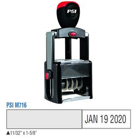 PSI Self-Inking & Local Dater 11/32 x 1-5/8