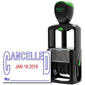 Stock Cancelled Date Stamp