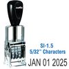 Self Inking Date Stamp 5/32 Characters