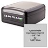 Slim Stamp 4141 Pre-Inked Stamp 1-5/8 x 1-5/8