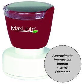 MaxLight XL2-495 Pre Inked Stamp 1-3/16 Diameter
