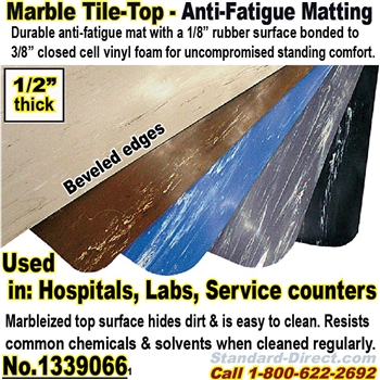 Marble Tile-Top Anti-Fatigue Matting / 1339066