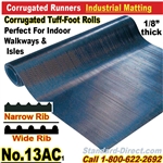 Corrugated Tuff-Foot Runner Matting / 13AC