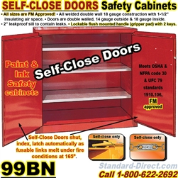 FLAMMABLE LIQUID SAFETY CABINETS 99BN