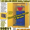 FLAMMABLE LIQUID SAFETY DRUM CABINETS 99BV1