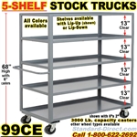 SHELF TRUCKS & WAREHOUSE STOCK TRUCKS 99CE